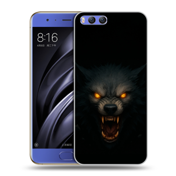 Силиконовый чехол на Xiaomi Mi6 с принтом Волк