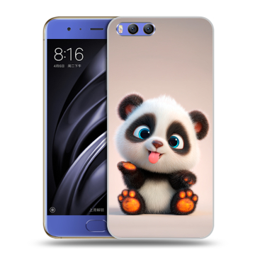 Силиконовый чехол на Xiaomi Mi6 с принтом милая панда
