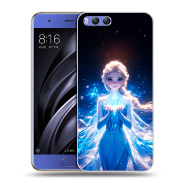 Силиконовый чехол на Xiaomi Mi6 с принтом Холодное сердце Frozen Силиконовый чехол на Xiaomi Mi6 с принтом Холодное сердце Frozen