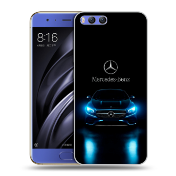 Силиконовый чехол на Xiaomi Mi6 с принтом Mercedes Мерседес Силиконовый чехол на Xiaomi Mi6 с принтом Mercedes Мерседес