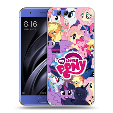 Силиконовый чехол на Xiaomi Mi6 с принтом My little pony Дружба чудо