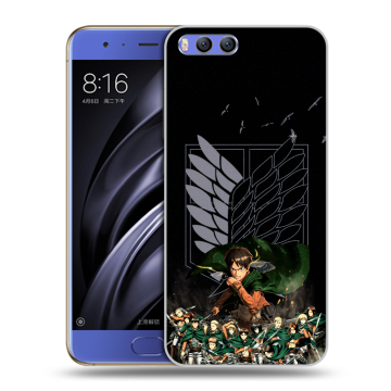 Силиконовый чехол на Xiaomi Mi6 с принтом Атака титанов Силиконовый чехол на Xiaomi Mi6 с принтом Атака титанов