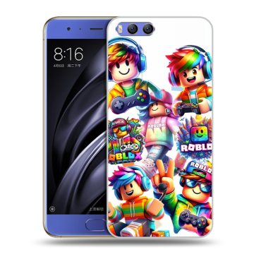 Силиконовый чехол на Xiaomi Mi6 с принтом Roblox Роблокс