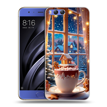 Силиконовый чехол на Xiaomi Mi6 с принтом Новый год