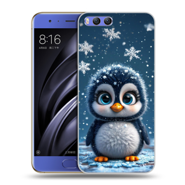 Силиконовый чехол на Xiaomi Mi6 с принтом Новый год