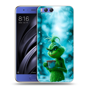 Силиконовый чехол на Xiaomi Mi6 с принтом Новый год гринч