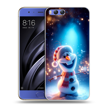 Силиконовый чехол на Xiaomi Mi6 с принтом Новый год