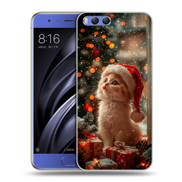Силиконовый чехол на Xiaomi Mi6 с принтом Новый год
