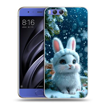Силиконовый чехол на Xiaomi Mi6 с принтом Новый год