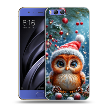 Силиконовый чехол на Xiaomi Mi6 с принтом Новый год