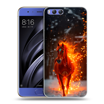 Силиконовый чехол на Xiaomi Mi6 с принтом Новый год