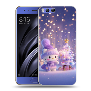 Силиконовый чехол на Xiaomi Mi6 с принтом Новый год