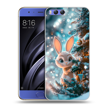 Силиконовый чехол на Xiaomi Mi6 с принтом Новый год