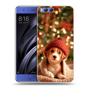 Силиконовый чехол на Xiaomi Mi6 с принтом Новый год