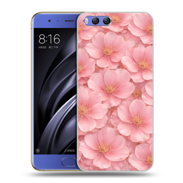 Силиконовый чехол на Xiaomi Mi6 с принтом женский