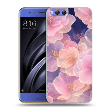 Силиконовый чехол на Xiaomi Mi6 с принтом женский