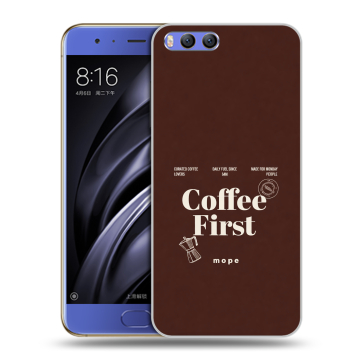 Силиконовый чехол на Xiaomi Mi6 с принтом женский