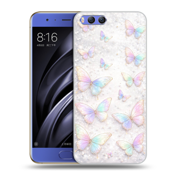 Силиконовый чехол на Xiaomi Mi6 с принтом женский