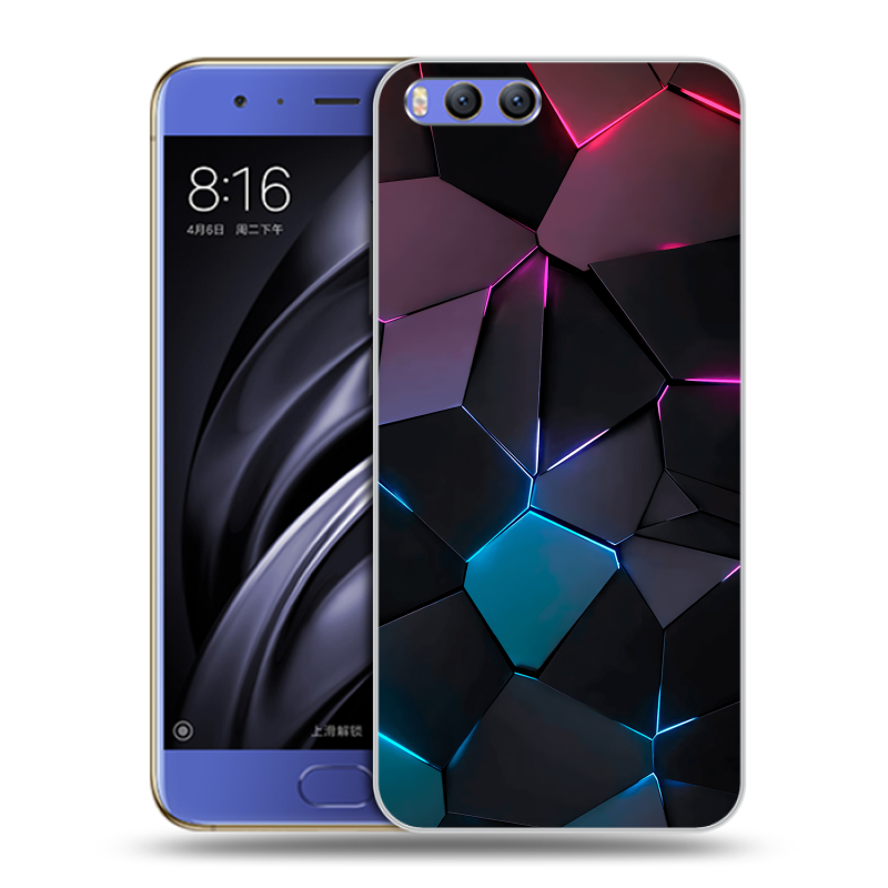 Силиконовый чехол на Xiaomi Mi6 с принтом Геометрия неона Силиконовый чехол на Xiaomi Mi6 с принтом Геометрия неона