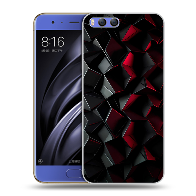 Силиконовый чехол на Xiaomi Mi6 с принтом Абстракция Силиконовый чехол на Xiaomi Mi6 с принтом Абстракция