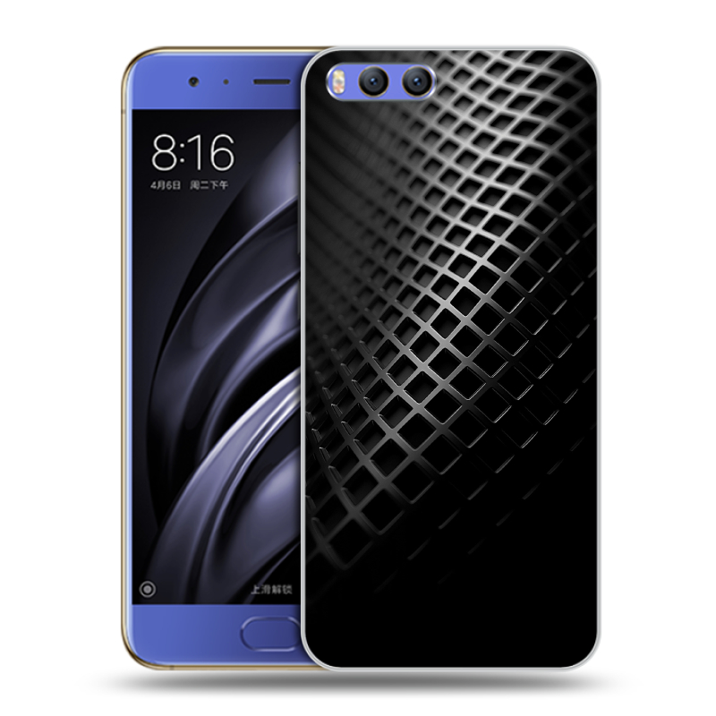 Силиконовый чехол на Xiaomi Mi6 с принтом Текстура металла Силиконовый чехол на Xiaomi Mi6 с принтом Текстура металла