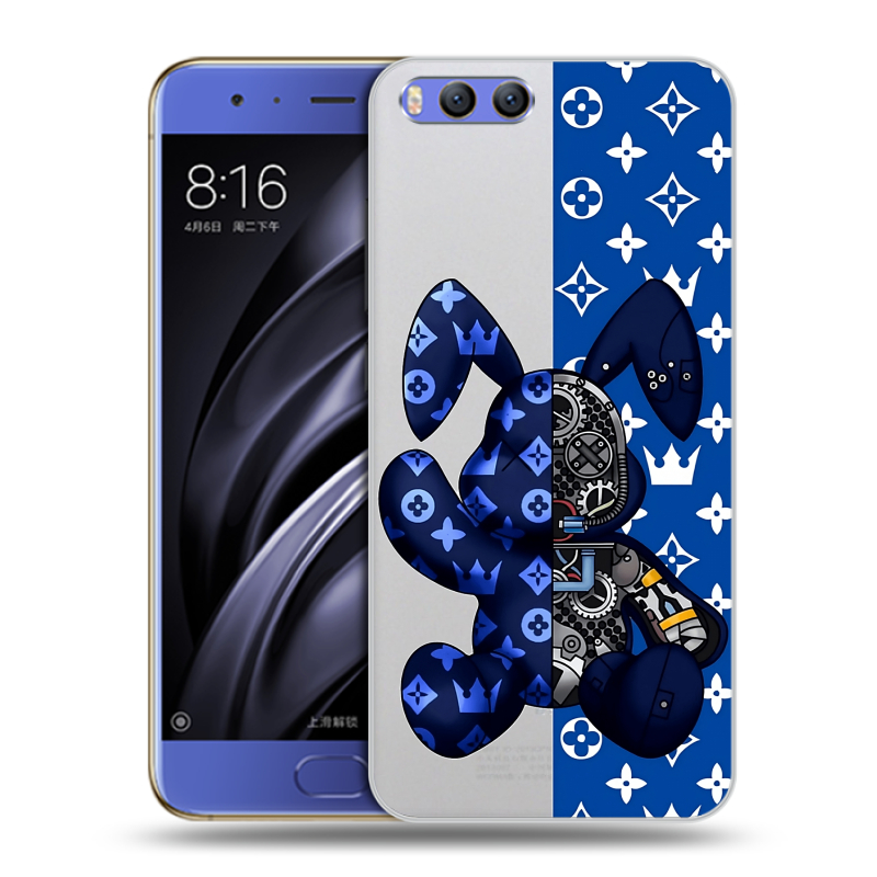 Пластиковый чехол на Xiaomi Mi6 с принтом Луи робот Пластиковый чехол на Xiaomi Mi6 с принтом Луи робот
