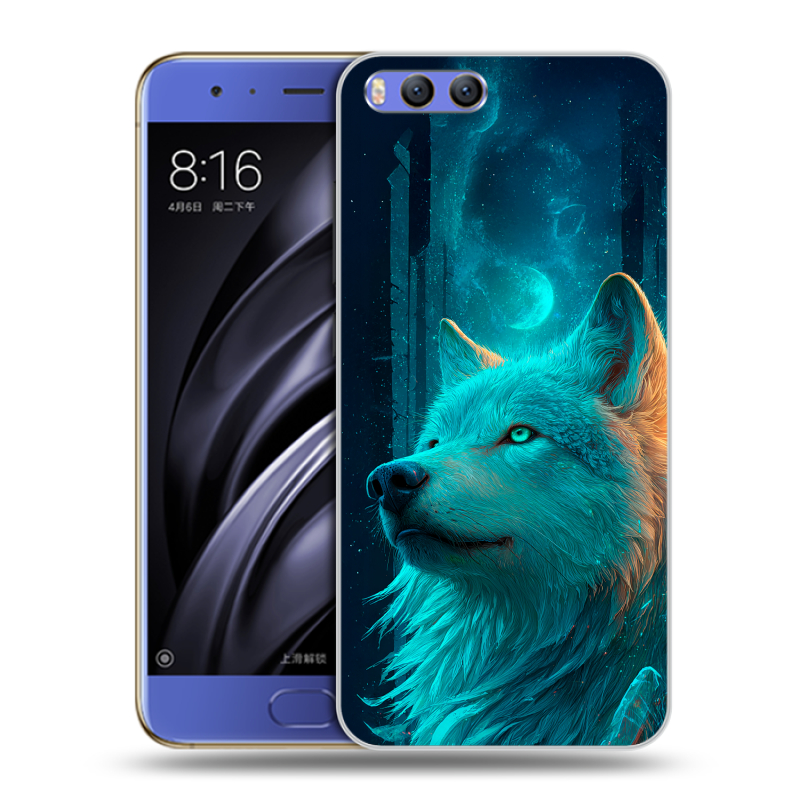 Пластиковый чехол на Xiaomi Mi6 с принтом бабочки саккура Пластиковый чехол на Xiaomi Mi6 с принтом бабочки саккура