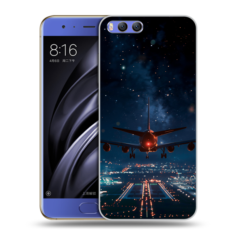 Пластиковый чехол на Xiaomi Mi6 с принтом самолет Пластиковый чехол на Xiaomi Mi6 с принтом самолет