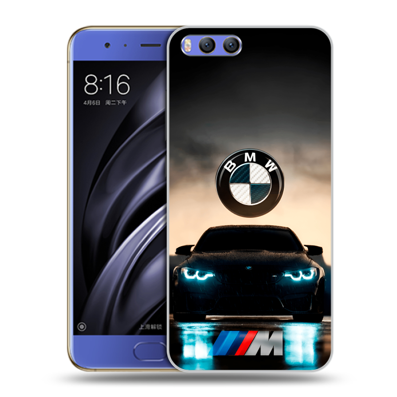 Силиконовый чехол на Xiaomi Mi6 с принтом БМВ BMW Силиконовый чехол на Xiaomi Mi6 с принтом БМВ BMW