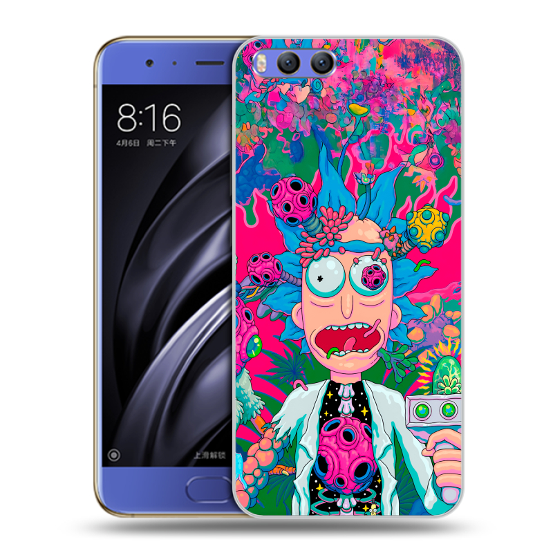 Силиконовый чехол на Xiaomi Mi6 с принтом Рик и Морти Rick Morty Силиконовый чехол на Xiaomi Mi6 с принтом Рик и Морти Rick Morty