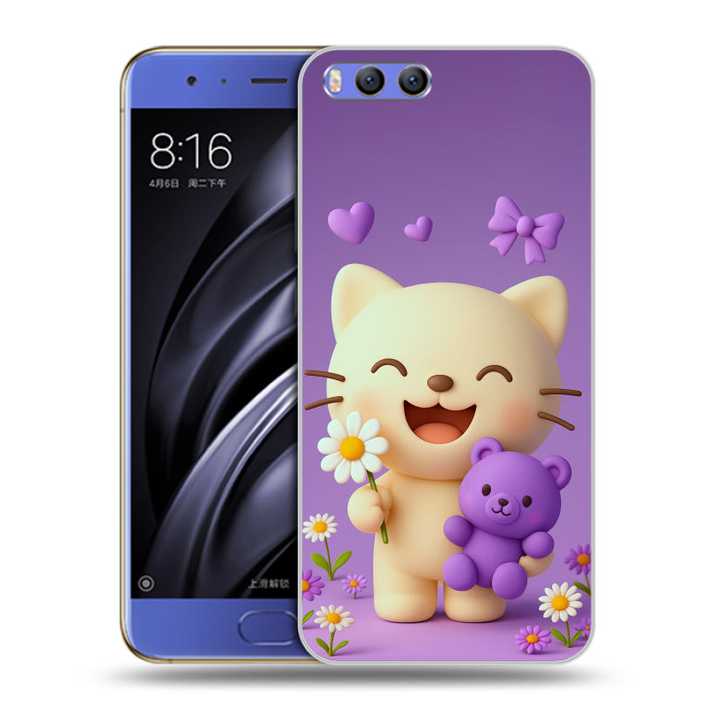 Силиконовый чехол на Xiaomi Mi6 с принтом для девочек Силиконовый чехол на Xiaomi Mi6 с принтом для девочек