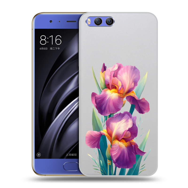 Пластиковый чехол на Xiaomi Mi6 с принтом Цветы орхидеи Пластиковый чехол на Xiaomi Mi6 с принтом Цветы орхидеи