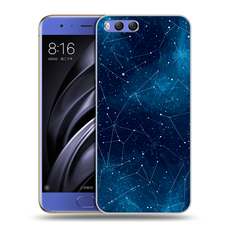 Пластиковый чехол на Xiaomi Mi6 с принтом Космос звезды Пластиковый чехол на Xiaomi Mi6 с принтом Космос звезды