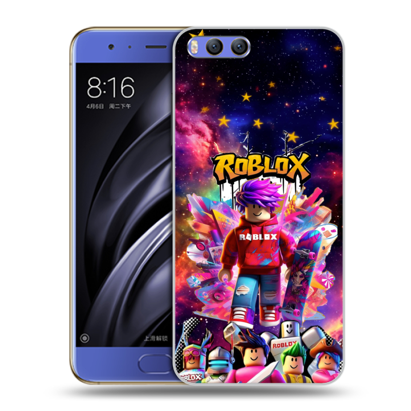 Пластиковый чехол на Xiaomi Mi6 с принтом Roblox Роблокс Пластиковый чехол на Xiaomi Mi6 с принтом Roblox Роблокс