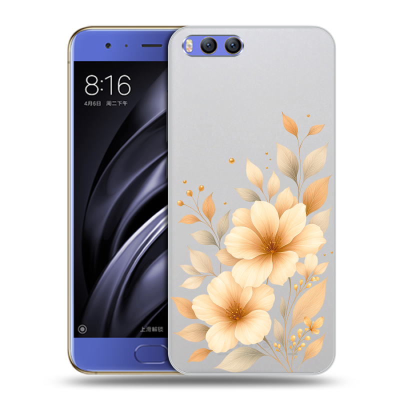 Силиконовый чехол на Xiaomi Mi6 с принтом для девушки Силиконовый чехол на Xiaomi Mi6 с принтом для девушки