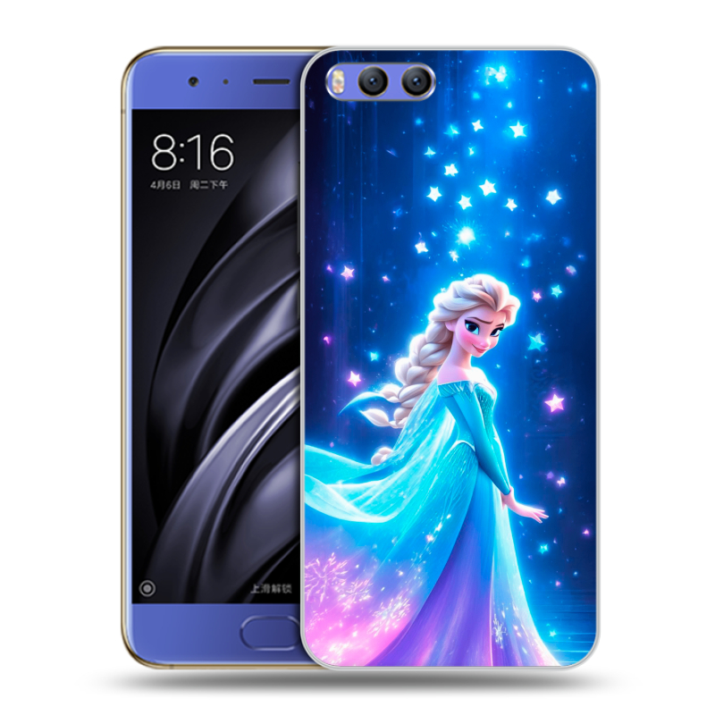 Силиконовый чехол на Xiaomi Mi6 с принтом Холодное сердце Frozen Силиконовый чехол на Xiaomi Mi6 с принтом Холодное сердце Frozen
