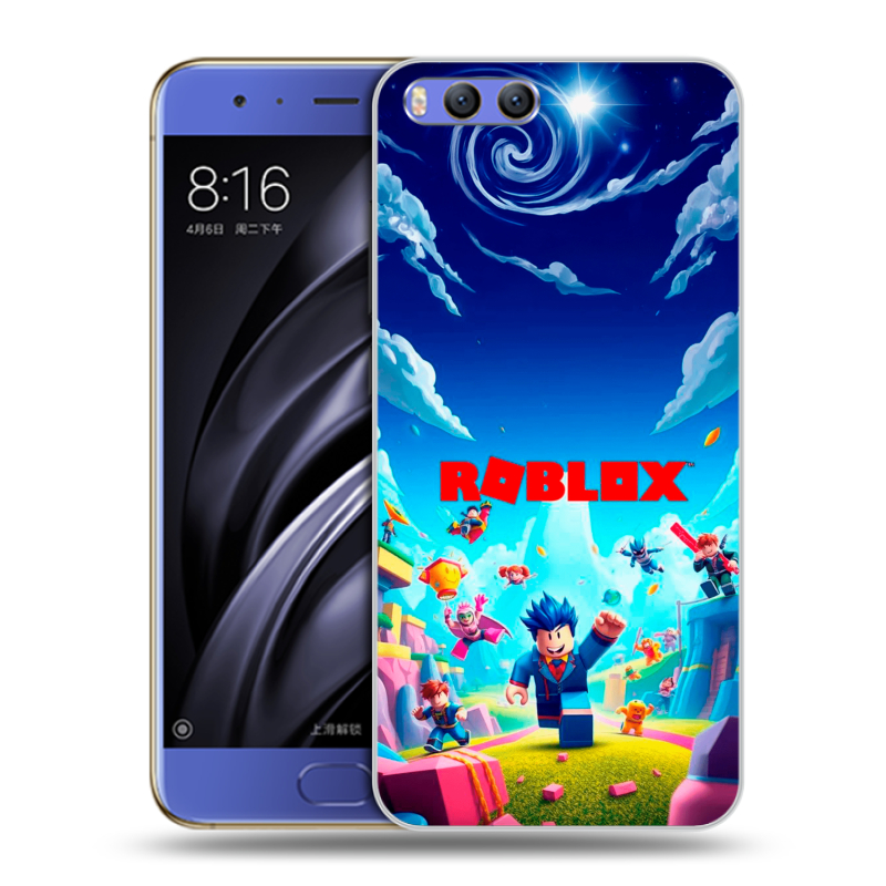 Пластиковый чехол на Xiaomi Mi6 с принтом Roblox Роблокс Пластиковый чехол на Xiaomi Mi6 с принтом Roblox Роблокс
