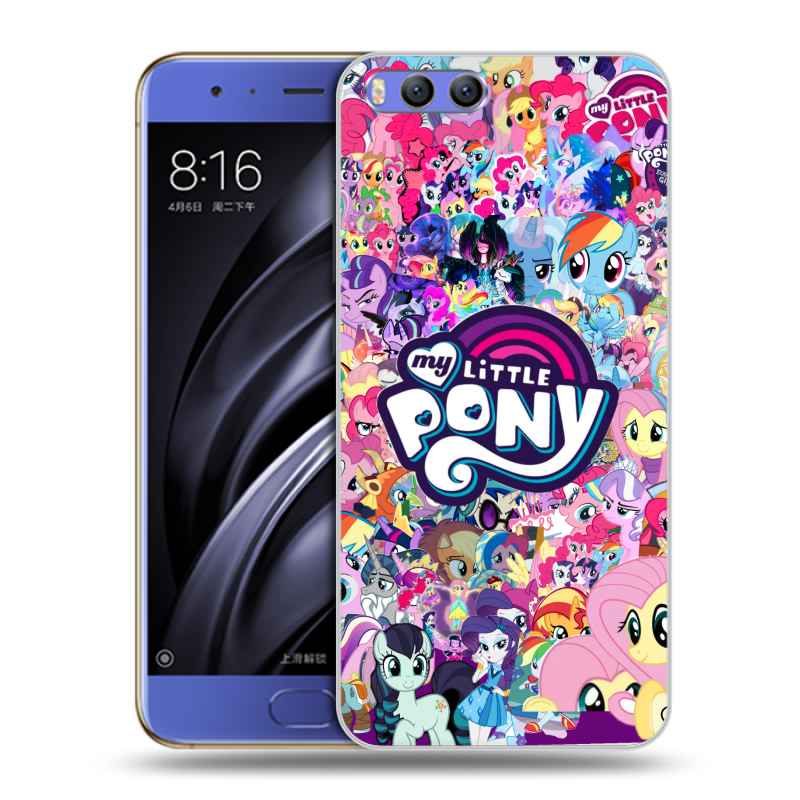 Пластиковый чехол на Xiaomi Mi6 с принтом My little pony Дружба чудо Пластиковый чехол на Xiaomi Mi6 с принтом My little pony Дружба чудо