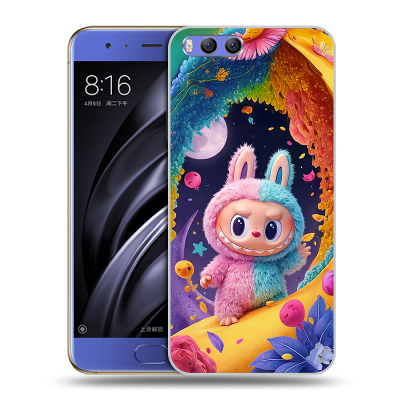 Пластиковый чехол на Xiaomi Mi6 с принтом Labubu Лабубу Пластиковый чехол на Xiaomi Mi6 с принтом Labubu Лабубу