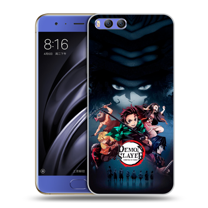 Пластиковый чехол на Xiaomi Mi6 с принтом Demon Slayer Клинок рассекающий демонов Пластиковый чехол на Xiaomi Mi6 с принтом Demon Slayer Клинок рассекающий демонов