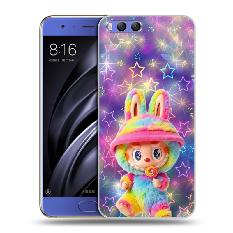 Силиконовый чехол на Xiaomi Mi6 с принтом Labubu Лабубу Силиконовый чехол на Xiaomi Mi6 с принтом Labubu Лабубу