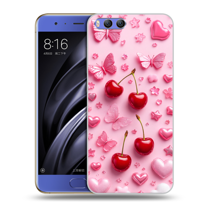 Силиконовый чехол на Xiaomi Mi6 с принтом для девочек Силиконовый чехол на Xiaomi Mi6 с принтом для девочек