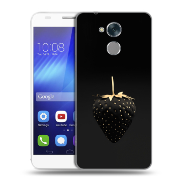 Пластиковый чехол на Huawei Honor 6C с принтом Черная клубника Пластиковый чехол на Huawei Honor 6C с принтом Черная клубника