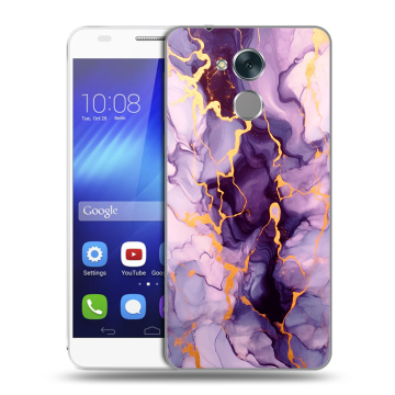 Пластиковый чехол на Huawei Honor 6C с принтом Мрамор