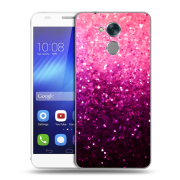 Пластиковый чехол на Huawei Honor 6C с принтом Блестки