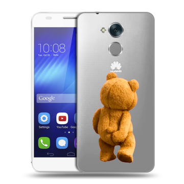 Пластиковый чехол на Huawei Honor 6C с принтом Медведь
