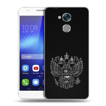 Пластиковый чехол на Huawei Honor 6C с принтом Герб России