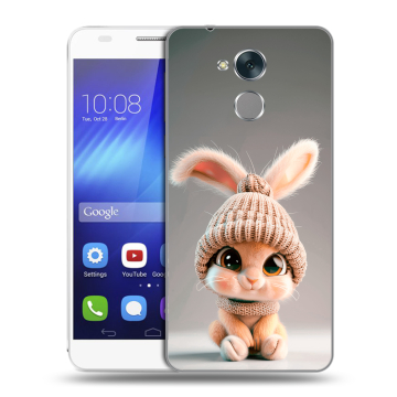 Пластиковый чехол на Huawei Honor 6C с принтом Кролик