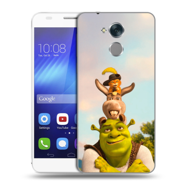 Пластиковый чехол на Huawei Honor 6C с принтом Шрек Shrek