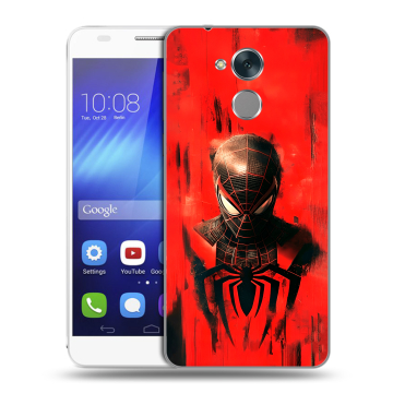Пластиковый чехол на Huawei Honor 6C с принтом человек паук spiderman